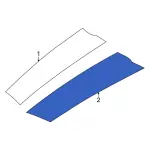 LR3Z6320001BA - Body: Stripe Tape for Ford: Mustang Image