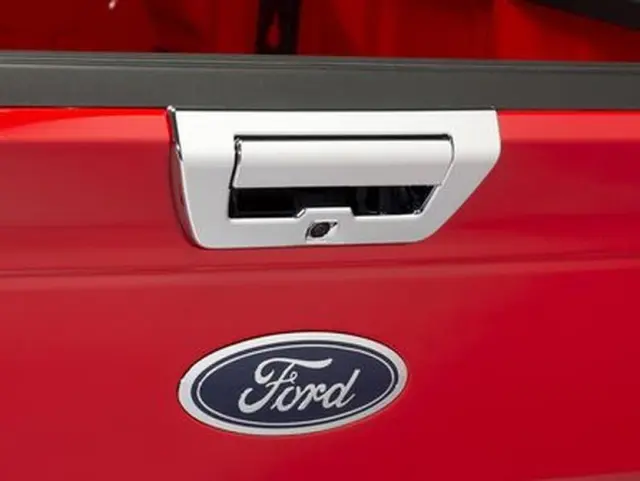VFL3Z1522404C - Exterior: Tailgate Latch Trim, Chrome, Handle And Bezel for Ford: F-150 Image