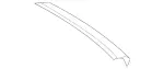 9066510801 - Body: Rear Header for Mercedes-Benz Image