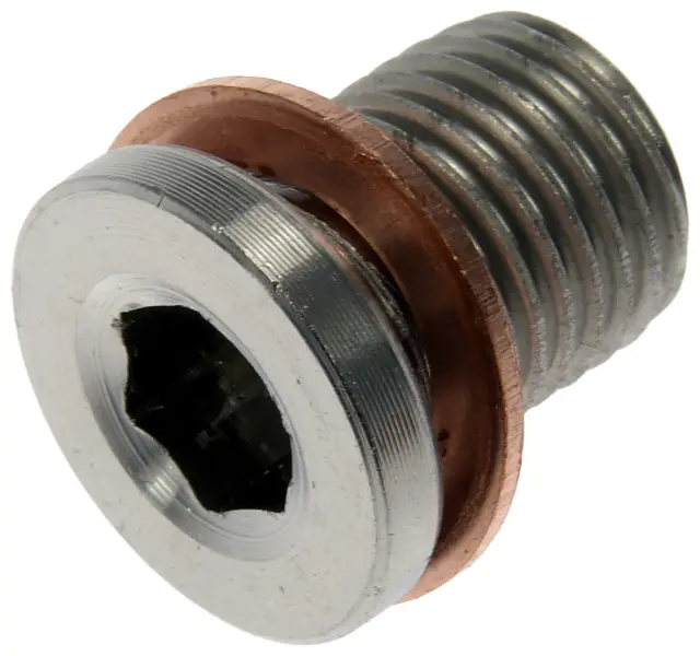 65407 - : Trapped Washer Oil Drain Plug M14x1.50 for Dorman Image