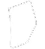 1647370387 - Rear Doors: Seal for Mercedes-Benz Image