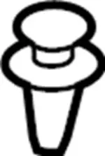 155310701 - Body: Door Trim Panel Clip for Infiniti Image