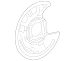 2464230220 - Brakes: Splash Shield for Mercedes-Benz Image