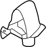 278300M000 - Body: Duct for INFINITI: G20 Image