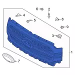 ML3Z8200KA - : Grille for Ford: F-150 Image