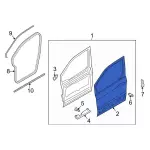 DT1Z6120201F - : Outer Panel for Ford: Transit Connect Image