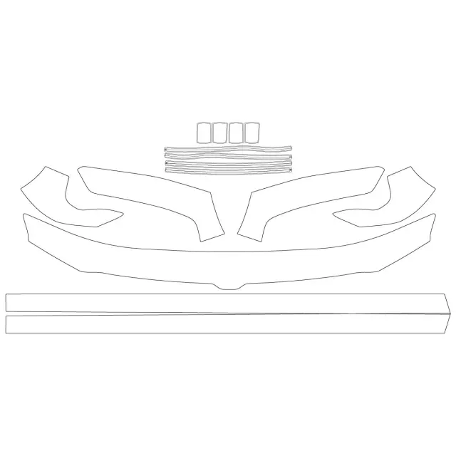 68722577AA - : Paint Protection Film, Ram 1500 Rebel, 6.4-foot bed, sold by Visco for Affiliated Accessories Image