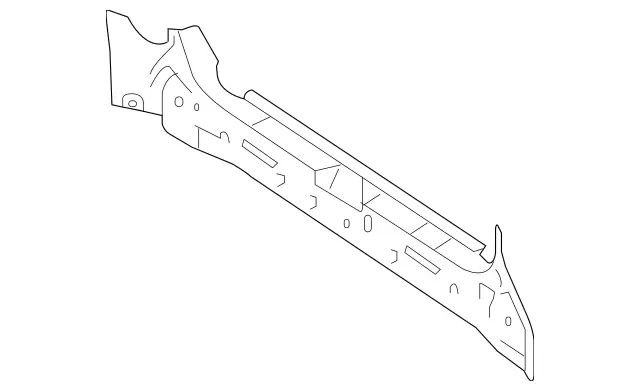 2166400071 - Rear End: Rear-End Center Section for Mercedes-Benz: CL550, CL600, CL63 AMG, CL65 AMG Image image