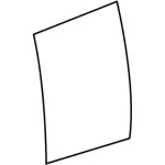 6C3Z2842006B - Body: Sliding Glass for Ford: F-250 Super Duty, F-350 Super Duty, F-450 Super Duty, F-550 Super Duty Image