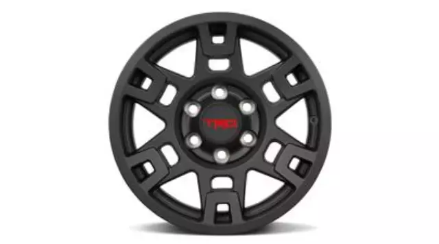 Wheel Cast Aluminum Matte Black 6 Spoke 17x7 Inch - Toyota (PTR20-35110-BK)