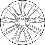D0CMM1ZR4A - : Aluminum Wheel for Infiniti Image