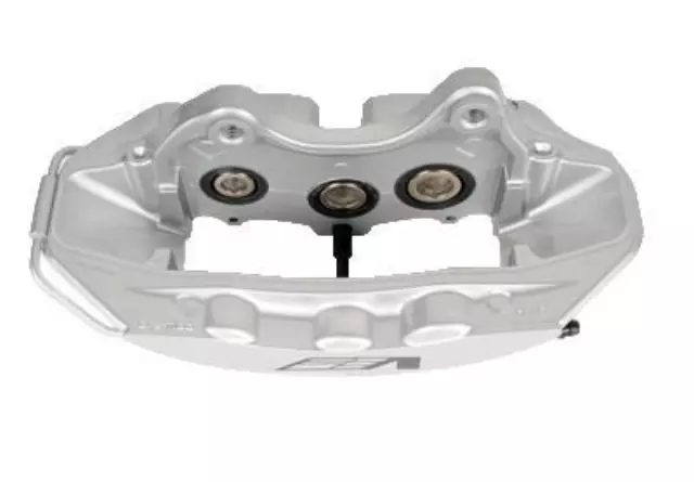 Silver Front Driver Side Disc Brake Caliper Assembly with Cadillac V Logo - GM (25912477)