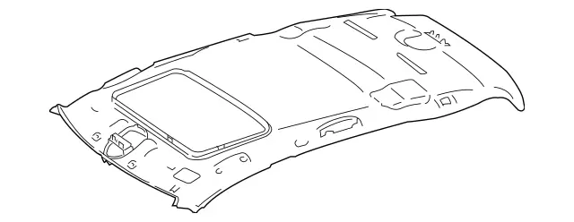 16469017508K57 - Body: Headliner for Mercedes-Benz Image