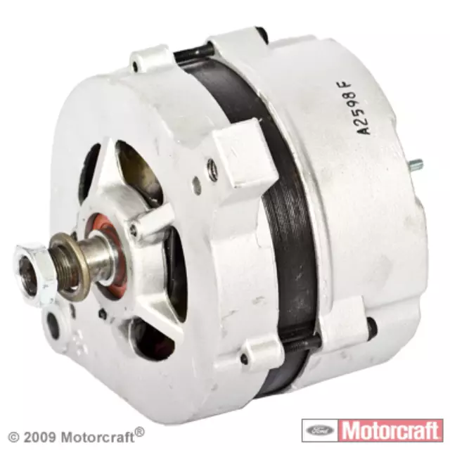 E1BZ10346BRM - Electrical: Alternator for Ford: Bronco, Bronco II, Country Squire, E-150 Econoline, E-150 Econoline Club Wagon, E-250 Econoline, E-250 Econoline Club Wagon, E-350 Econoline, E-350 Econoline Club Wagon, Escort, EXP, F-150, F-250, F-350, F-Super Duty, LTD, LTD Crown Victoria, Mustang, Ranger, Thunderbird | Lincoln: Continental, Mark VII, Town Car | Mercury: Capri, Colony Park, Cougar, Grand Marquis, Lynx, Marquis Image