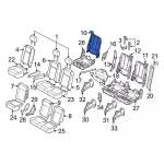 CK4Z99613A39A - Body: Seat Back Frame for Ford: Transit-150, Transit-250, Transit-350, Transit-350 HD Image
