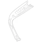 16674039007E94 - : Upper Trim for Mercedes-Benz Image