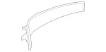 2176804371 - Body: Trim Molding for Mercedes-Benz Image