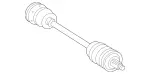 2033502002 - : Rear Axle Shaft for Mercedes-Benz Image
