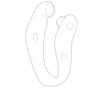 2204600058 - Steering: Bracket for Mercedes-Benz Image