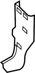 626654GA0A - Body: Support Bracket for Infiniti Image