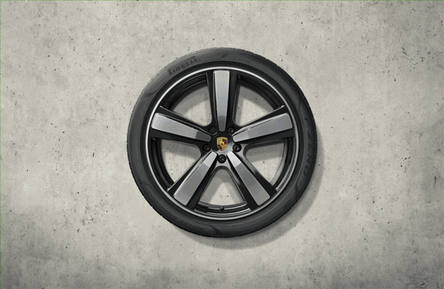 9Y0044643R - Wheels: 22-Inch Exclusive Design Sport Summer Complete for Porsche: Cayenne Image