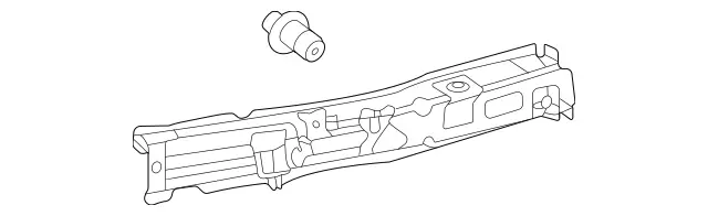 1676302003 - Cowl, Front Panel: Longitudinal Member for Mercedes-Benz: GLE350, GLE450, GLE450e, GLE53 AMG, GLE580, GLE63 AMG S, GLS450, GLS580, GLS63 AMG, Maybach GLS600 Image image