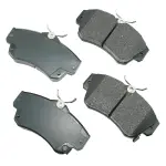ACT841 - : Akebono ProACT Ultra Premium Ceramic Disc Brake Pad Kit for AKEBONO Image