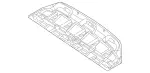 2538854206 - : Cover, Bumper Area for Mercedes-Benz: GLC300, GLC43 AMG, GLC63 AMG, GLC63 AMG S Image