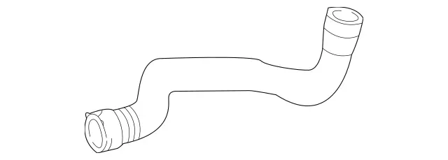 2205010482 - Cooling System: Lower Hose for Mercedes-Benz Image