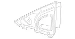 2058111600 - : 2015-2018 Mercedes-Benz - Seal, Mirror for Mercedes-Benz: C350e, C400, C450 AMG, C63 AMG Image