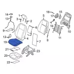 KT1Z1762901AK - : 2019-2023 Ford Transit Connect - Seat Cover for Ford: Transit Connect Image
