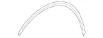 16488459229999 - : Wheel Arch Cover for Mercedes-Benz: GL320, GL550 Image