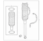2223204413 - : Suspension Shock Absorber for Mercedes-Benz: S 550, S 550e, S 600 Image