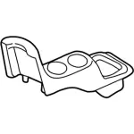 YL8Z78045A76DAA - Body: Console Trim Panel for FORD Image