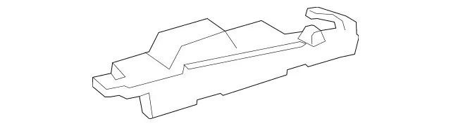 2057277400 - Driver Door: Reinforcement for Mercedes-Benz: C350e, C400, C450 AMG, C63 AMG Image image