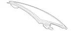 172670028064 - Hardtop: Rear Window for Mercedes-Benz: SLC300, SLC43 AMG, SLK250, SLK300, SLK350, SLK55 AMG Image