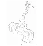 2134703302 - : Fuel Tank for Mercedes-Benz: CLS450 Image