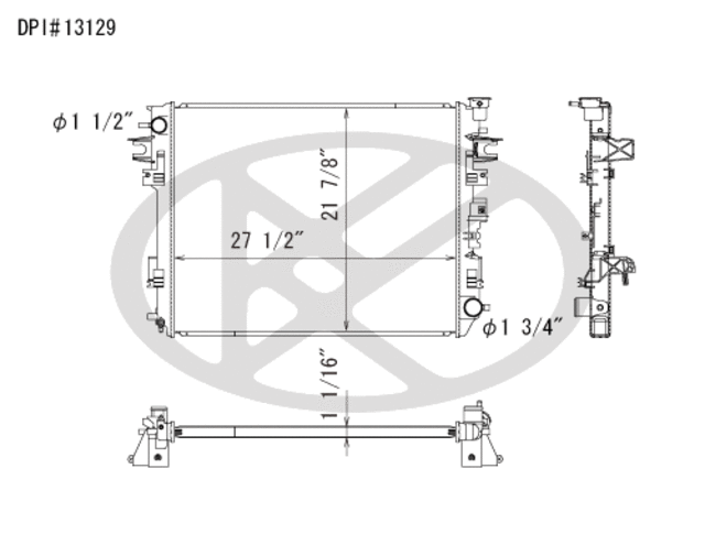 A13129 - Cooling Systems: Koyorad Radiator for Koyo Image
