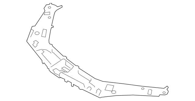 1668842922 - Front-End Assembly, Front Panel: Cover for Mercedes-Benz: GL350, GL450, GL550, GL63 AMG, GLE300d, GLE350, GLE400, GLE43 AMG, GLE450 AMG, GLE550e, GLE63 AMG, GLE63 AMG S, GLS350d, GLS450, GLS550, GLS63 AMG, ML250, ML350, ML400, ML550, ML63 AMG Image image