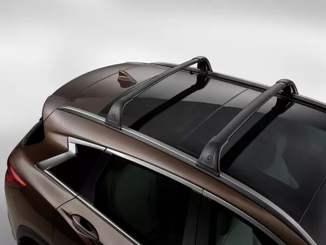 T99R15NA0A - : Roof Rail Crossbars - Set Of 2 - Black for Infiniti Image