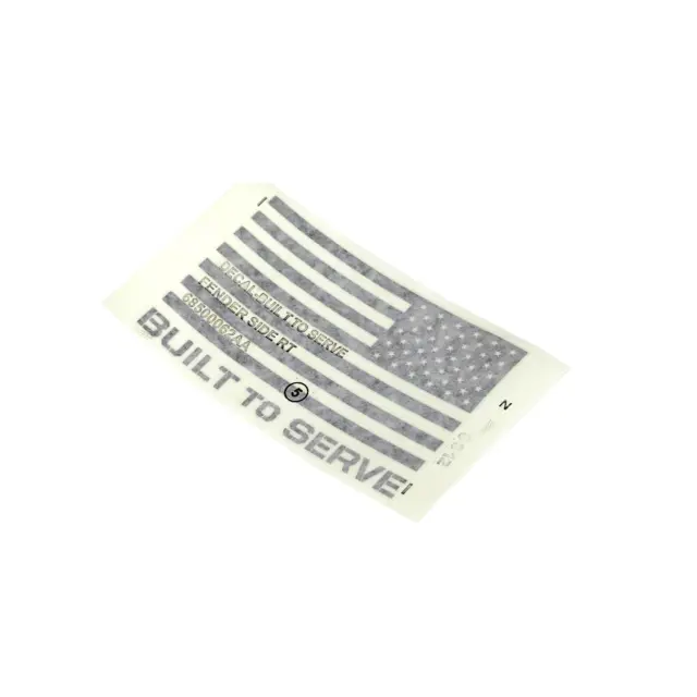 68500062AA - : American Flag Decal, Right for Mopar Image