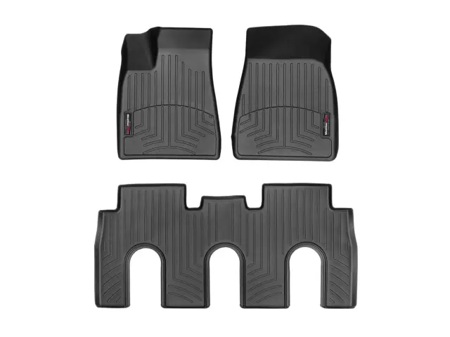 4486912 - Accessories: Black FloorLiner™ DigitalFit®, Front &amp; 2nd Row for WeatherTech Image