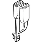 3L2Z7860045AAB - Electrical: Buckle End for Ford: Explorer | Mercury: Mountaineer Image