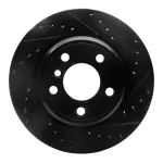 63331138R - : DFC Brake Rotor - Drilled and Slotted - Black for DYNAMIC FRICTION Image