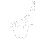 2076400448 - Rear End: Connecting Sheet for Mercedes-Benz Image