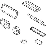 G3GZ19W700B - : Seal Kit for Lincoln: Continental Image