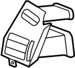 68760CR900 - Body: Air Vent for Infiniti Image