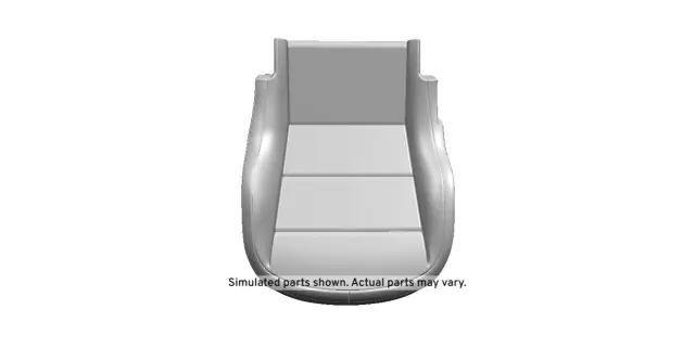 Dark Galvanized Cool Passenger Seat Cushion Cover - GM (23133446)