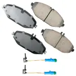 EUR1794 - : Akebono EURO Ultra Premium Ceramic Disc Brake Pad Kit for AKEBONO Image