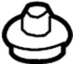 73996WF180 - Body: Headliner Fastener for Infiniti Image